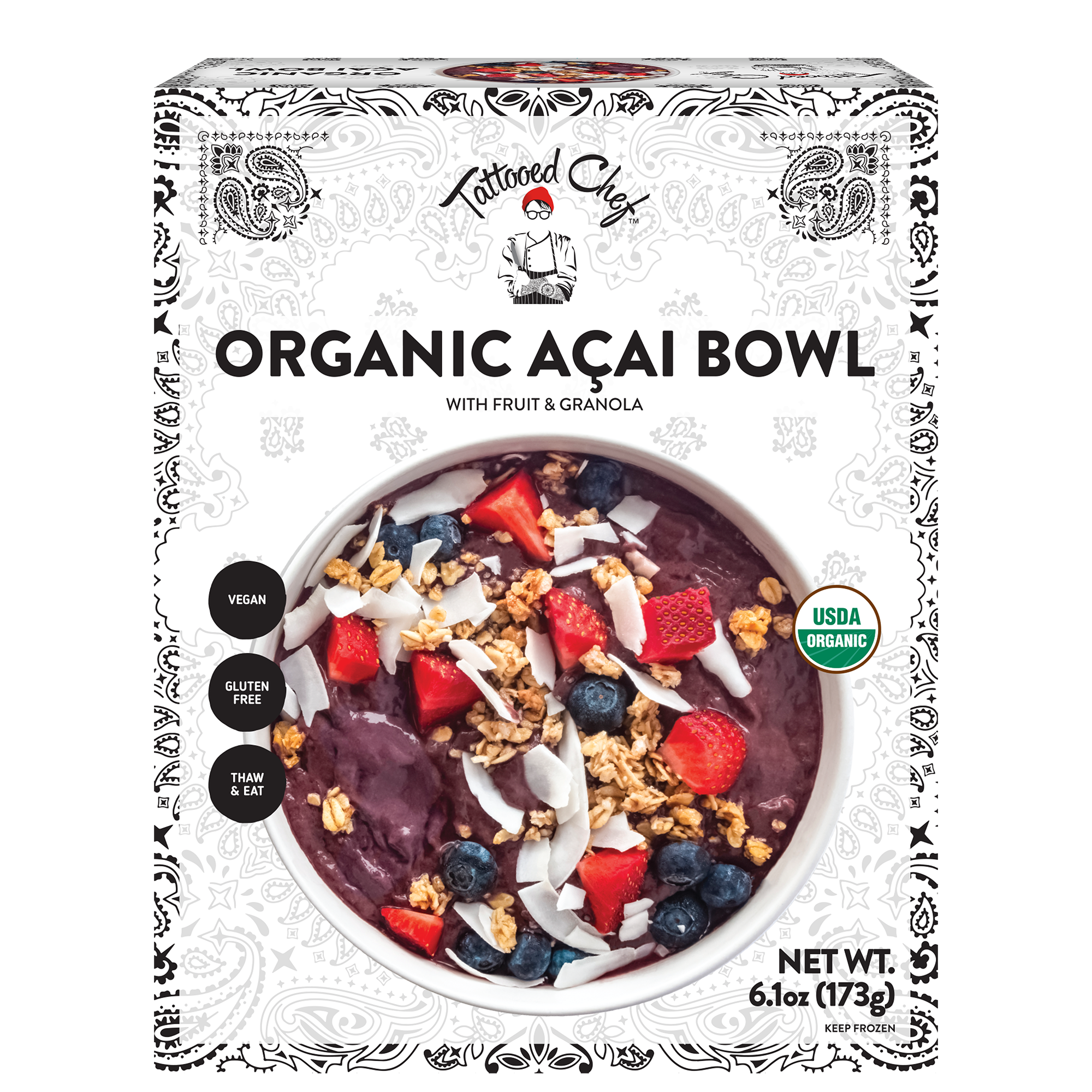 Organic Acai Bowl - Tattooed Chef